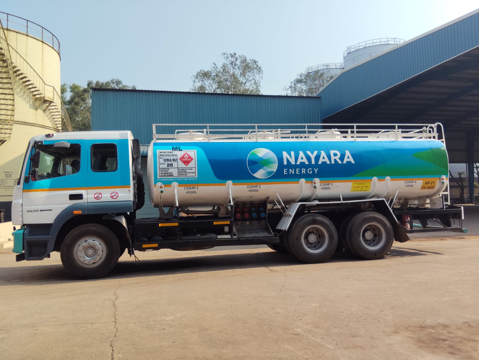 Nayara Energy tanker
